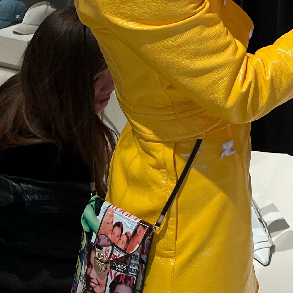 Courreges new 2021 yellow set (includes skirt and jacket) XS/34